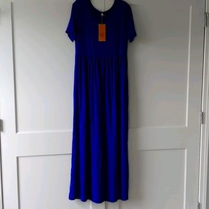 Grecerelle Royal Blue Maxi Dress Size 2X
